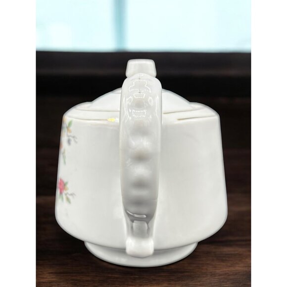 Vintage Peacock Floral Gold Trim Teapot with Lid Japan? - Picture 3 of 10